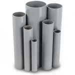 UPVC Pipes Pressure 6 Bar Outside Diameter 63 mm Thickness 1.9 mm Gray