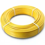 أنابيب HDPE الراجحي  PE 100 ضغط 10 بار قطر خارجي 75 مم سمك 6.8 مم لون أصفر 