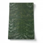 Patterned wall paper, length 10 m, width 0.70 m, dark green color, model 13054