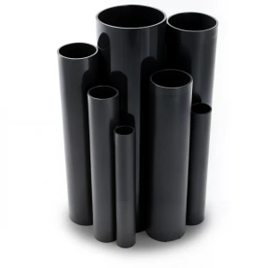 مواسير UPVC ضغط 16 بار قطر خارجي 25 مم سمك 1.9 مم لون أسود