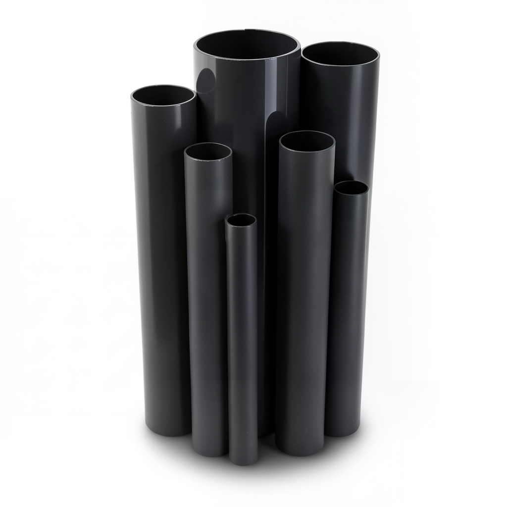مواسير UPVC ضغط اسمي 16 بار قطر خارجي 32 مم سمك 2.4 مم لون أسود