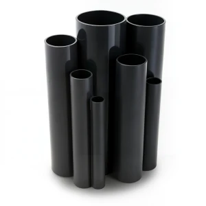 مواسير UPVC ضغط 16 بار قطر خارجي 40 مم سمك 3 مم لون أسود