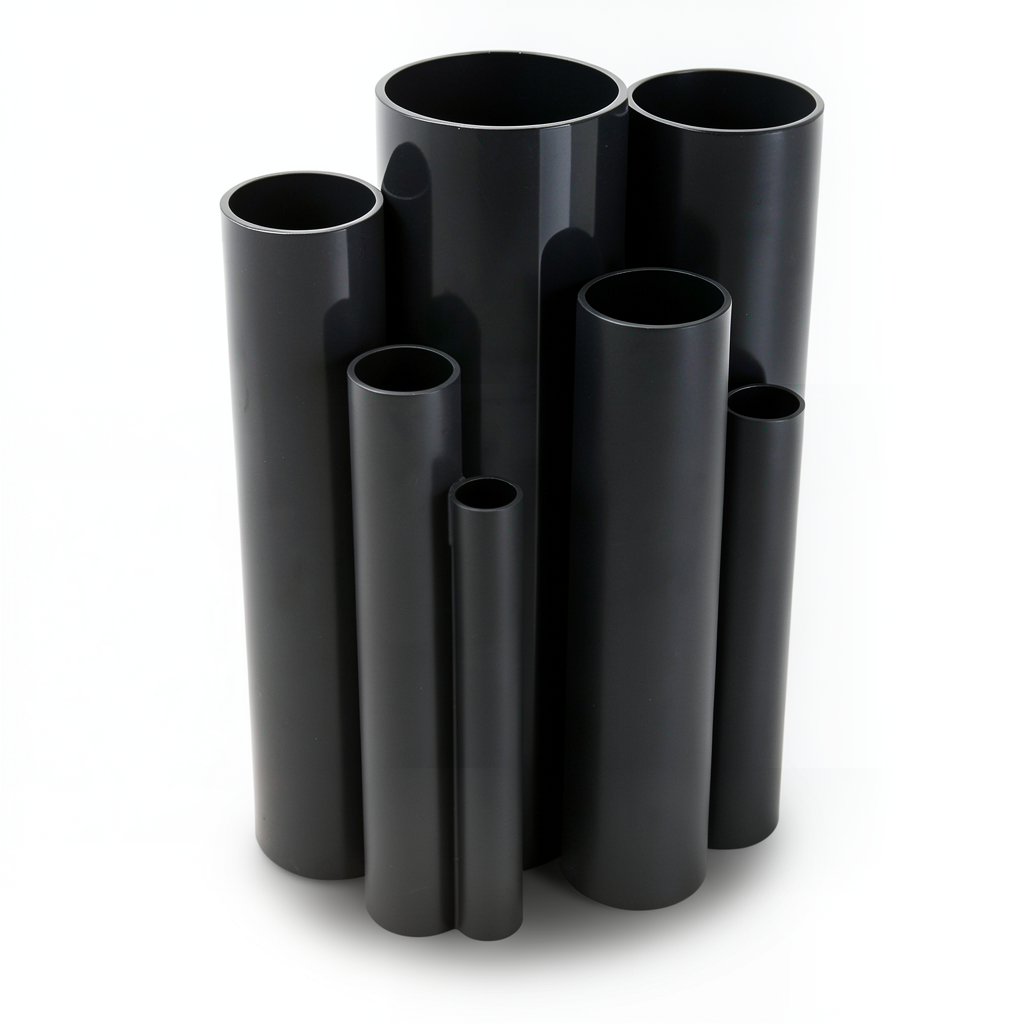 UPVC Pipes 16 Bar Pressure 40 mm Diameter 3 mm Thickness Black