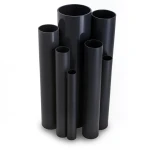 مواسير UPVC ضغط اسمي 16 بار قطر خارجي 50 مم سمك 3.7 مم لون أسود