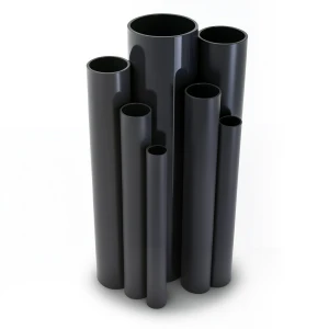 مواسير UPVC ضغط 16 بار قطر خارجي 63 مم سمك 4.7 مم لون أسود