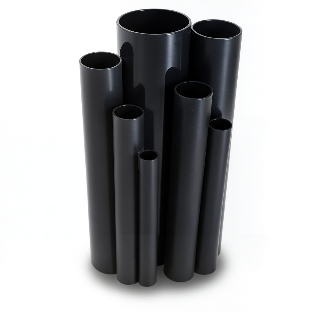 UPVC Pipes Nominal Pressure 10 Bar Outside Diameter 32 mm Thickness 1.8 mm Black