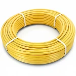 أنابيب HDPE الراجحي  PE 100 ضغط 10 بار قطر خارجي 75 مم سمك 6.8 مم لون أصفر 