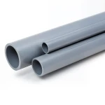 مواسير UPVC قطر خارجي 400 مم سمك 9.8 مم لون رمادي