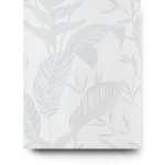 German Wall Covering Leaf-Patterned Design 10×0.53 m Light Grey