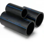 مواسير HDPE السعودي  PE 80 ضغط 8 بار قطر خارجي 160 مم سمك 9.5 مم لون اسود