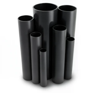 مواسير UPVC ضغط 6 بار قطر خارجي 50 مم سمك 1.8 مم لون أسود