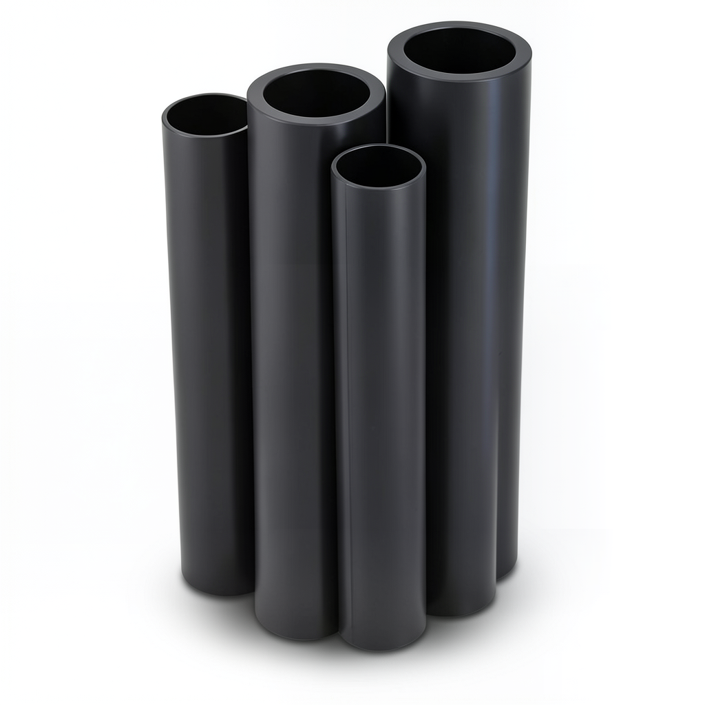 Al-Rajhi HDPE Pipe Outside Diameter 56 mm Thickness 3 mm Black