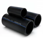 مواسير HDPE السعودي  PE 80 ضغط 8 بار قطر خارجي 225 مم سمك 13.4 مم لون اسود