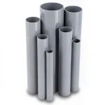 UPVC Pipes Pressure 6 Bar Outside Diameter 63 mm Thickness 1.9 mm Gray