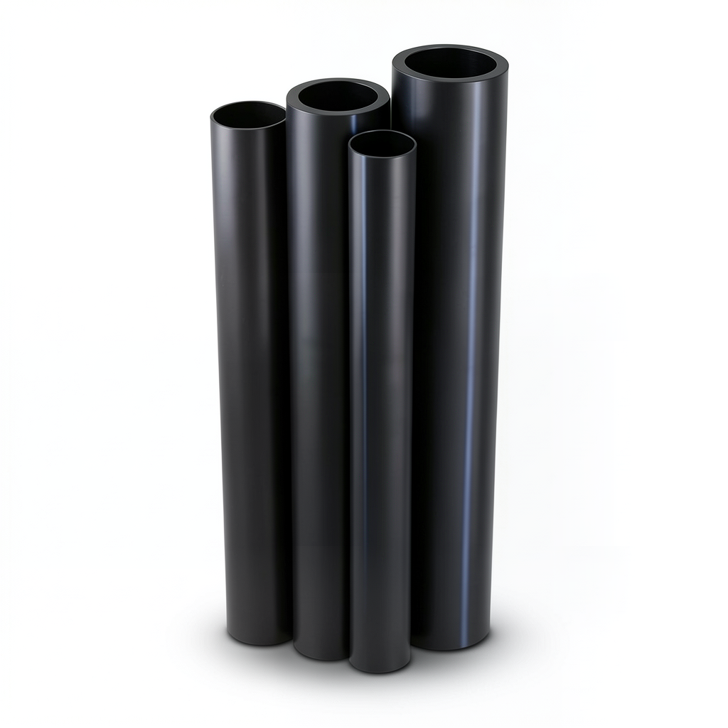 Al-Rajhi HDPE Pipes Outside Diameter 63 mm Thickness 3 mm Black