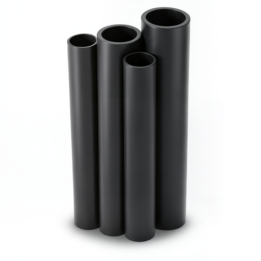 أنابيب HDPE الراجحي قطر خارجي 80 مم سمك 3 مم لون أسود