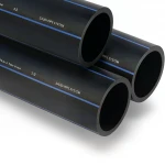 مواسير HDPE السعودي  PE 80 ضغط 12.5 بار قطر خارجي 225 مم سمك 20.5 مم لون اسود