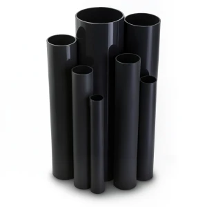 مواسير UPVC ضغط 16 بار قطر خارجي 25 مم سمك 1.9 مم لون أسود