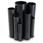 مواسير UPVC ضغط 16 بار قطر خارجي 40 مم سمك 3 مم لون أسود