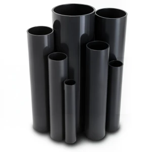 UPVC Pipes 16 Bar Pressure 40 mm Diameter 3 mm Thickness Black