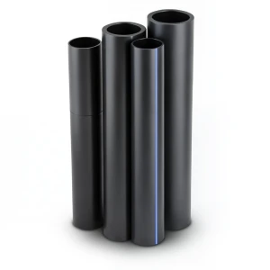 HDPE Pipes Outside Diameter 160 mm Thickness 4.9 mm Black