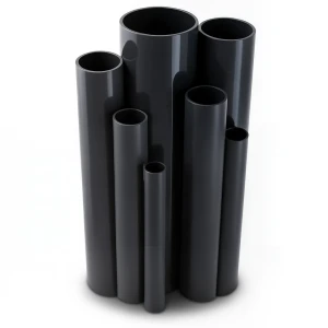 UPVC Pipes Nominal Pressure 16 Bar Outside Diameter 50 mm Thickness 3.7 mm Black