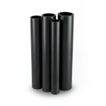 مواسير HDPE قطر خارجي 200 مم سمك 6.2 مم لون أسود