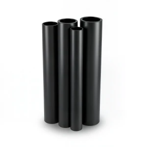 HDPE Pipes Outside Diameter 200 mm Thickness 6.2 mm Black