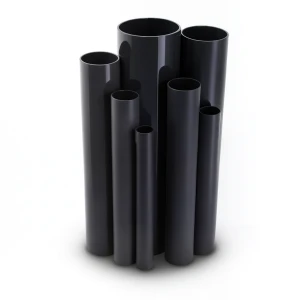 مواسير UPVC ضغط 6 بار قطر خارجي 63 مم سمك 1.9 مم لون أسود