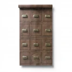 German Wall Covering, size 10m x 0.53m, Brown Color, Model 524024