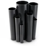 مواسير UPVC ضغط اسمي 16 بار قطر خارجي 20 مم سمك 1.5 مم لون أسود