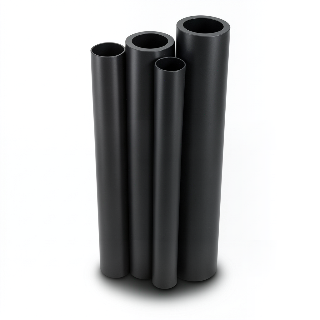 Al-Rajhi HDPE Pipes Outside Diameter 80 mm Thickness 3.1 mm Black