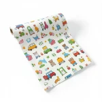 American wall Covering for youth and children, size 10 m x 0.53 m, multicolor, model GK9007BD 