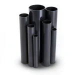 مواسير UPVC ضغط 16 بار قطر خارجي 25 مم سمك 1.9 مم لون أسود
