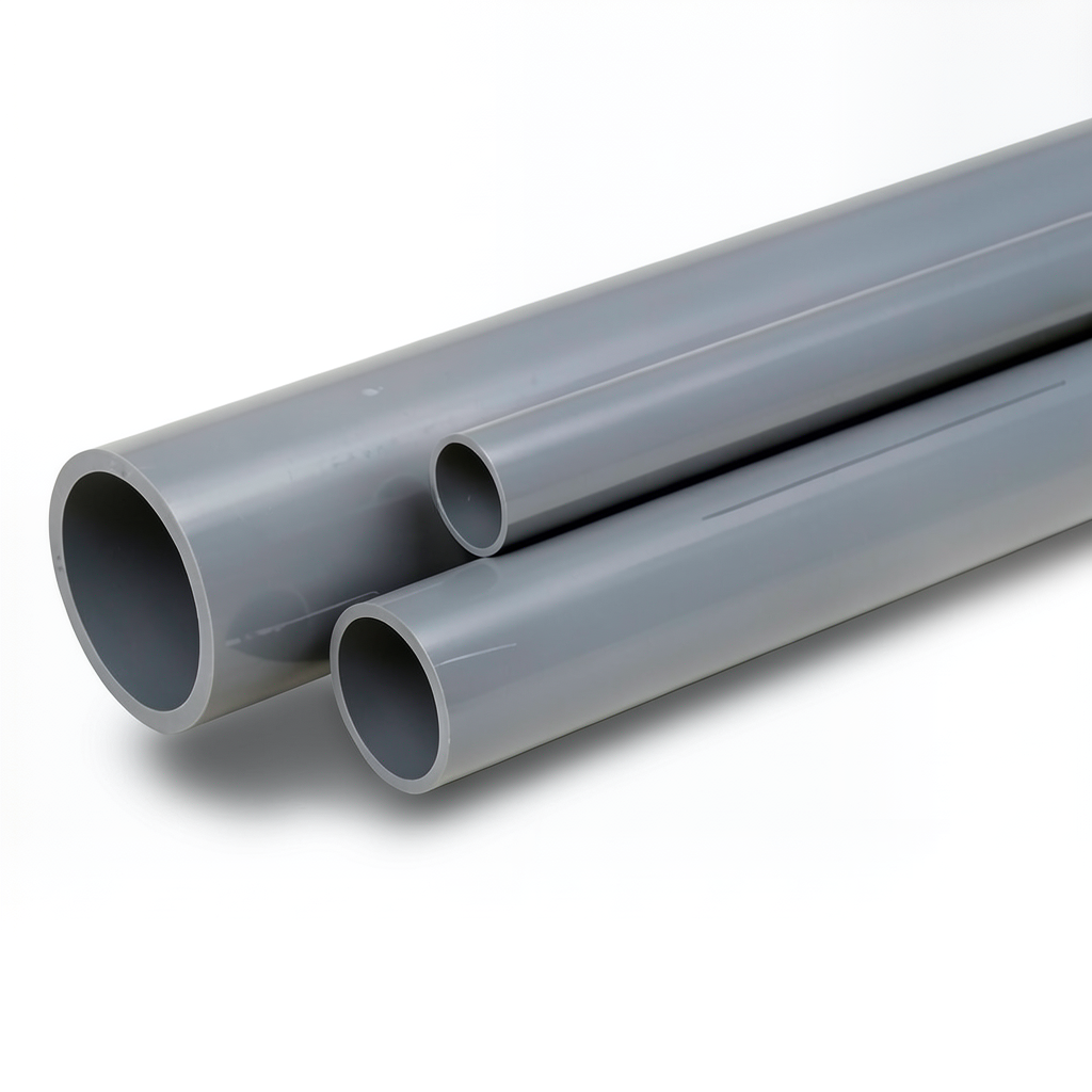 UPVC Pipes 315 mm OD Thickness 7.7 mm Gray, Weight 11.07 kg/m