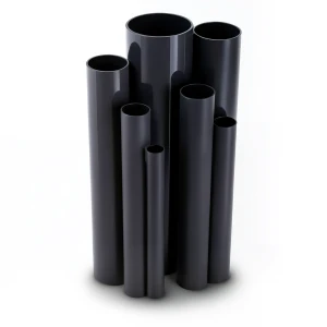 مواسير UPVC ضغط اسمي 16 بار قطر خارجي 50 مم سمك 3.7 مم لون أسود