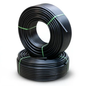 أنابيب HDPE ضغط 12.2 كجم قوة / سم² مقاس ¼ 1 إنش سمك 4.6 مم لون أسود