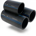 مواسير HDPE السعودي PE 80 ضغط 12.5 بار قطر خارجي 280 مم سمك 25.4 مم لون اسود