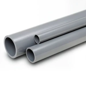 مواسير UPVC قطر خارجي 200 مم سمك 4.9 مم لون رمادي