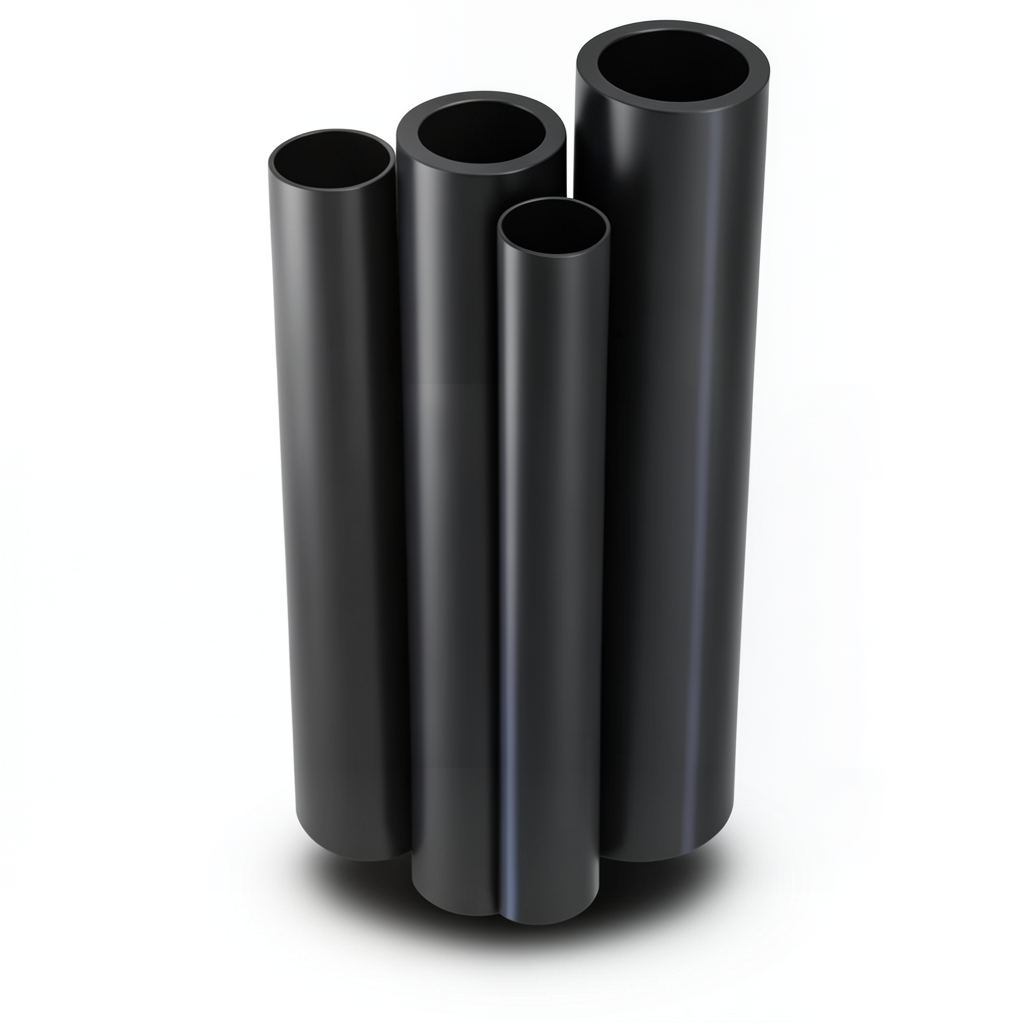 Al-Rajhi HDPE Pipe Outside Diameter 56 mm Thickness 3 mm Black