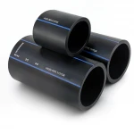 مواسير HDPE السعودي  PE 80 ضغط 8 بار قطر خارجي 200 مم سمك 11.9 مم لون اسود
