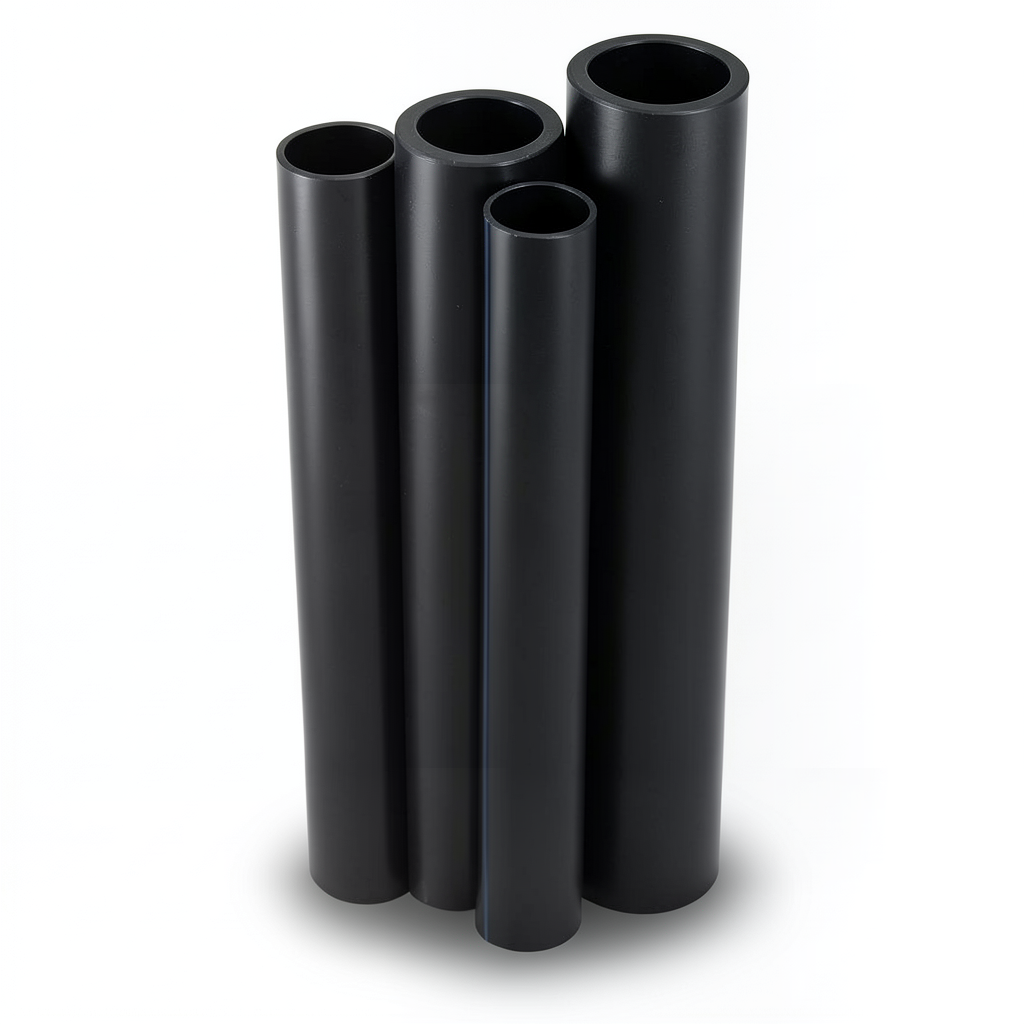 Al-Rajhi HDPE Pipes Outside Diameter 75 mm Thickness 3 mm Black