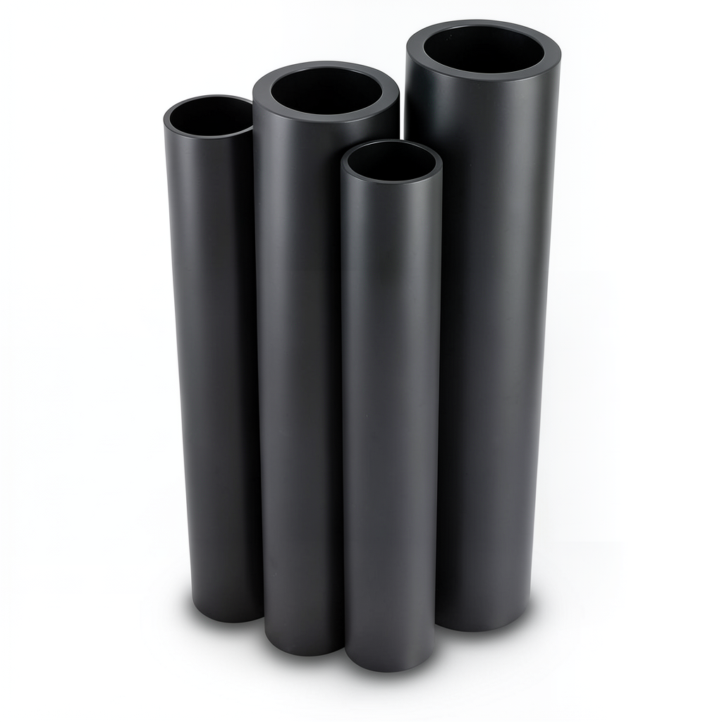 Al-Rajhi HDPE Pipes Outside Diameter 90 mm Thickness 3 mm Black