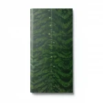 Patterned wall paper, length 10 m, width 0.70 m, dark green color, model 13054