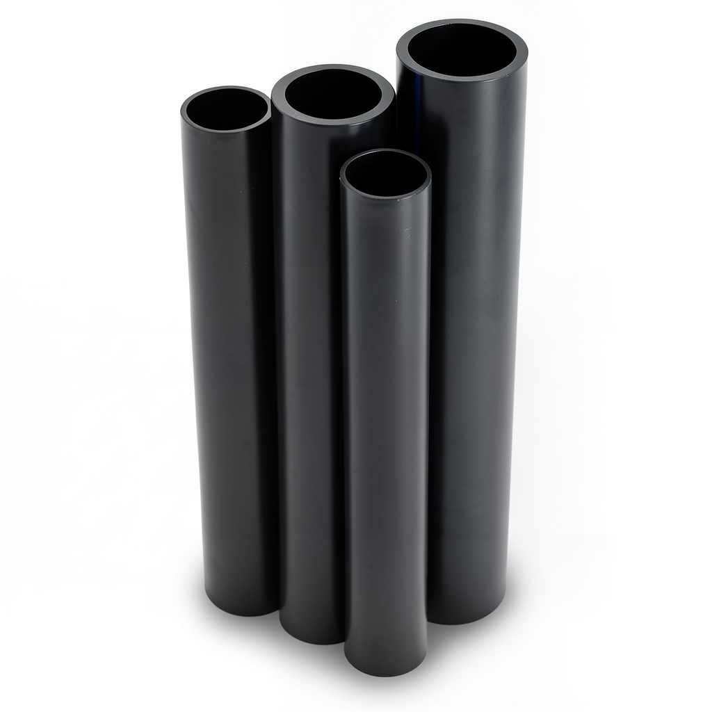أنابيب HDPE الراجحي قطر خارجي 110 مم سمك 3.4 مم لون أسود