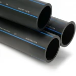 مواسير HDPE السعودي  PE 80 ضغط 8 بار قطر خارجي 225 مم سمك 13.4 مم لون اسود