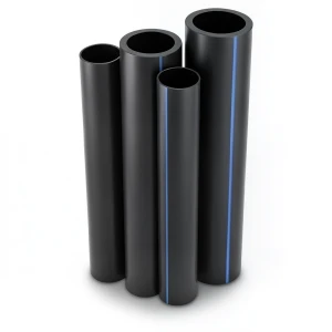 أنابيب HDPE الراجحي قطر خارجي 50 مم سمك 3 مم لون أسود