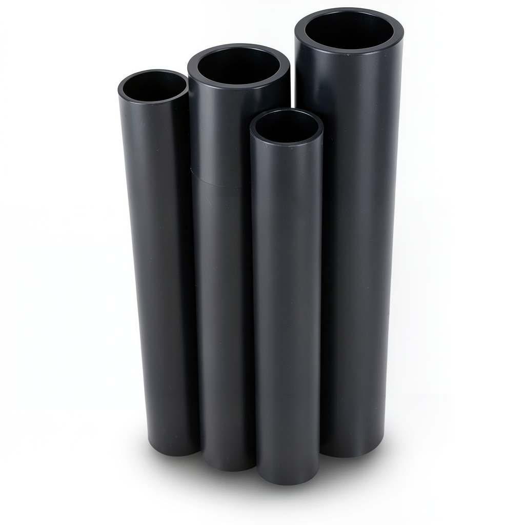 أنابيب HDPE الراجحي قطر خارجي 75 مم سمك 3 مم لون أسود