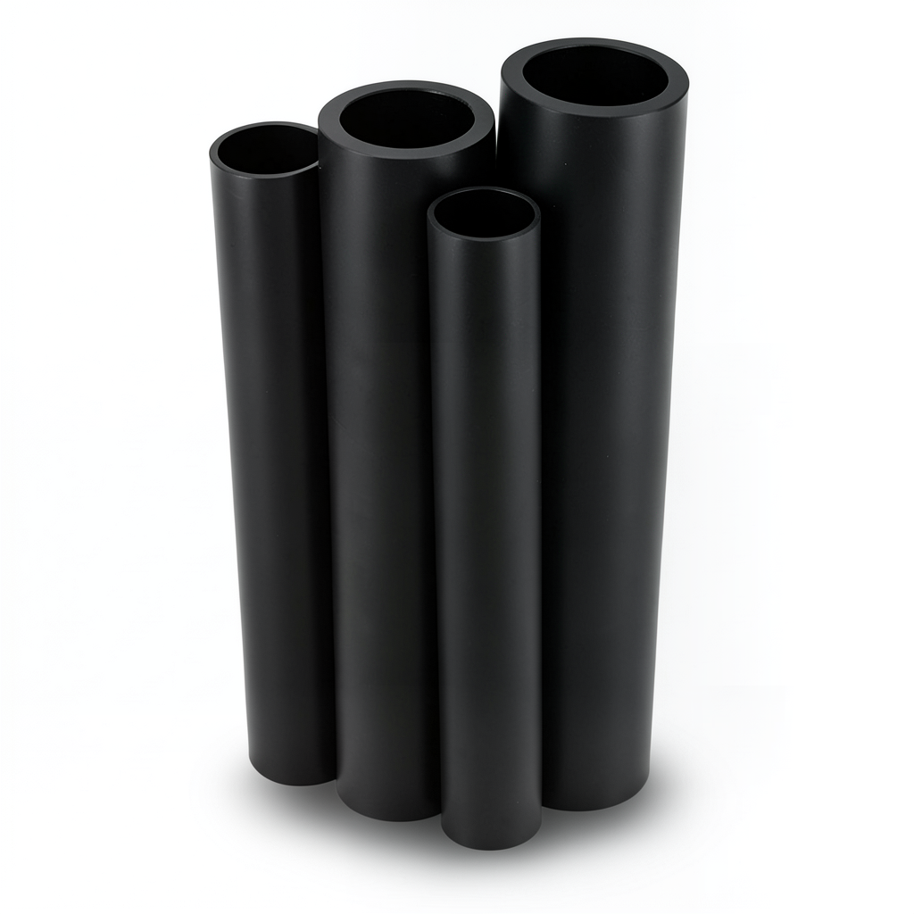 أنابيب HDPE الراجحي قطر خارجي 80 مم سمك 3 مم لون أسود