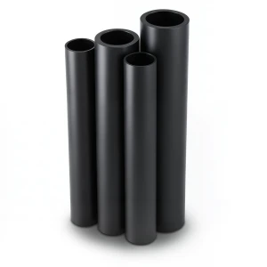 أنابيب HDPE الراجحي قطر خارجي 110 مم سمك 3.4 مم لون أسود